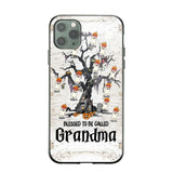 Personalized Blessed To Be Called Grandma Kid Name Halloween Phonecase Printed QTVQ1708