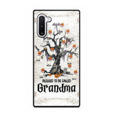 Personalized Blessed To Be Called Grandma Kid Name Halloween Phonecase Printed QTVQ1708