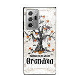 Personalized Blessed To Be Called Grandma Kid Name Halloween Phonecase Printed QTVQ1708