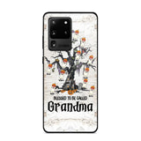 Personalized Blessed To Be Called Grandma Kid Name Halloween Phonecase Printed QTVQ1708