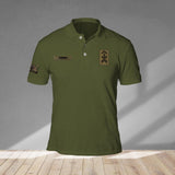 Personalized Swiss Solider/ Veteran Rank Polo Shirt Printed QTVQ1708