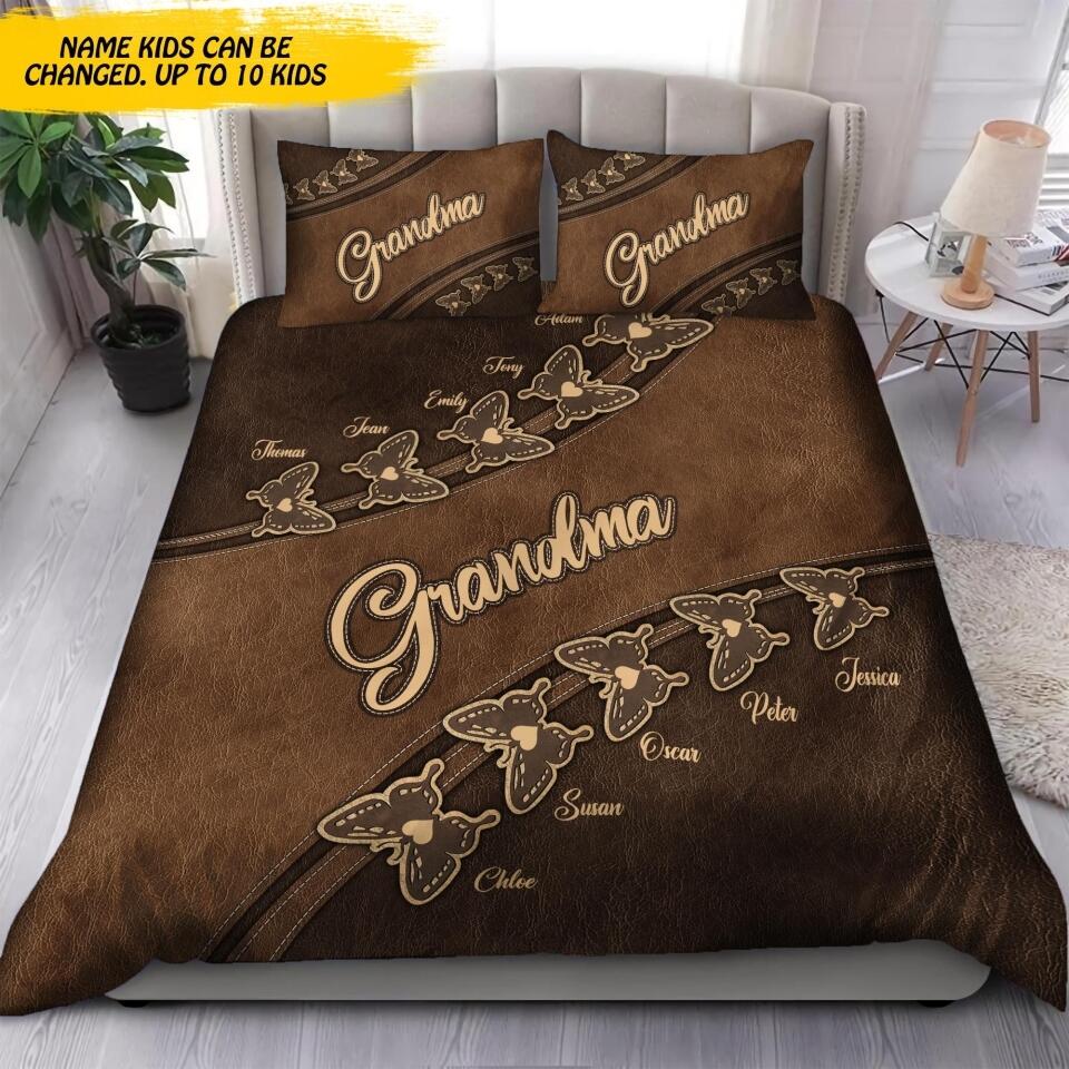 Personalized Grandma Bedding Set Printed NQDT1708