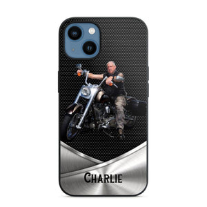 Personalized Grumpy Old Biker Phone Case Printed 22AUG-HY18