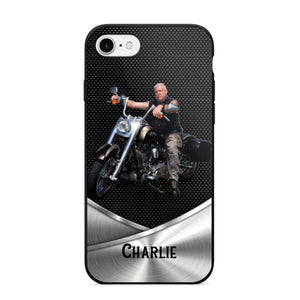 Personalized Grumpy Old Biker Phone Case Printed 22AUG-HY18