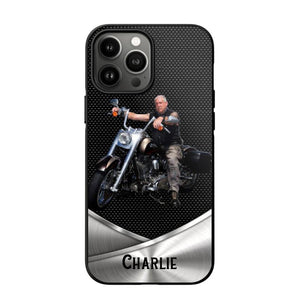 Personalized Grumpy Old Biker Phone Case Printed 22AUG-HY18