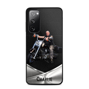 Personalized Grumpy Old Biker Phone Case Printed 22AUG-HY18