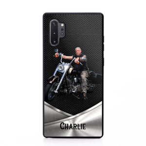 Personalized Grumpy Old Biker Phone Case Printed 22AUG-HY18