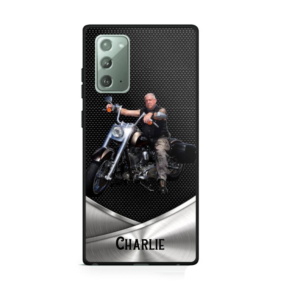 Personalized Grumpy Old Biker Phone Case Printed 22AUG-HY18