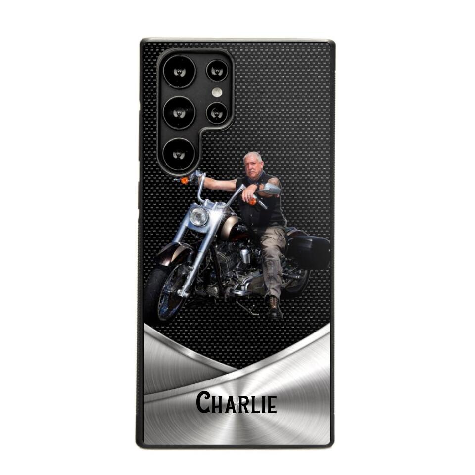 Personalized Grumpy Old Biker Phone Case Printed 22AUG-HY18