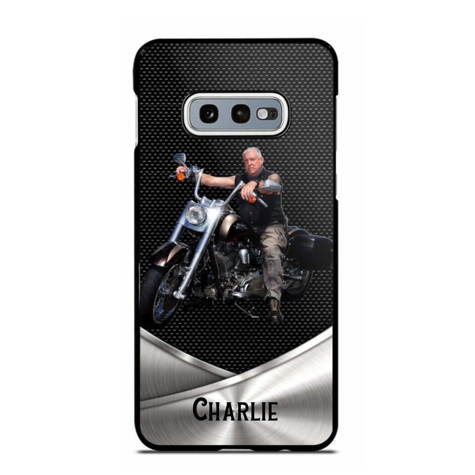 Personalized Grumpy Old Biker Phone Case Printed 22AUG-HY18