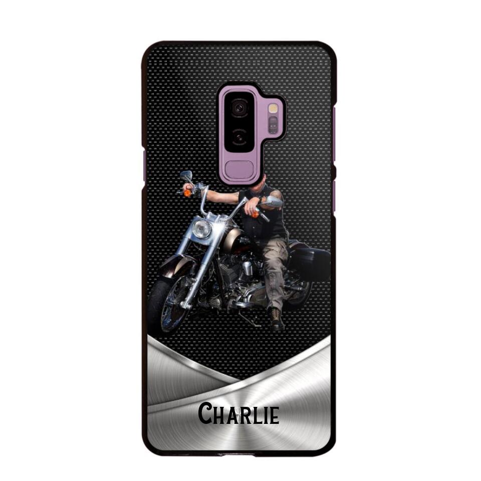 Personalized Grumpy Old Biker Phone Case Printed 22AUG-HY18