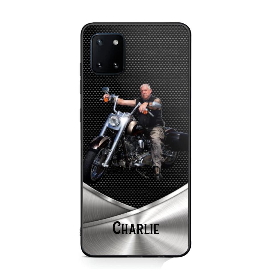 Personalized Grumpy Old Biker Phone Case Printed 22AUG-HY18