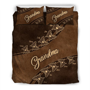 Personalized Grandma Bedding Set Printed NQDT1708