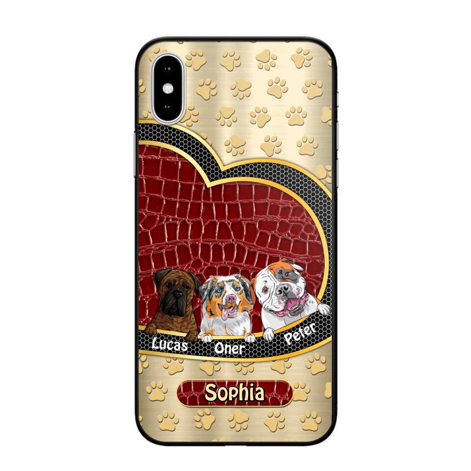 Personalized Dog Lover Phone Case Printed 22AUG-DT19