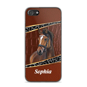 Personalized Horse Lover Phone Case Printed 22AUG-HY19