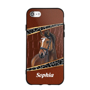 Personalized Horse Lover Phone Case Printed 22AUG-HY19