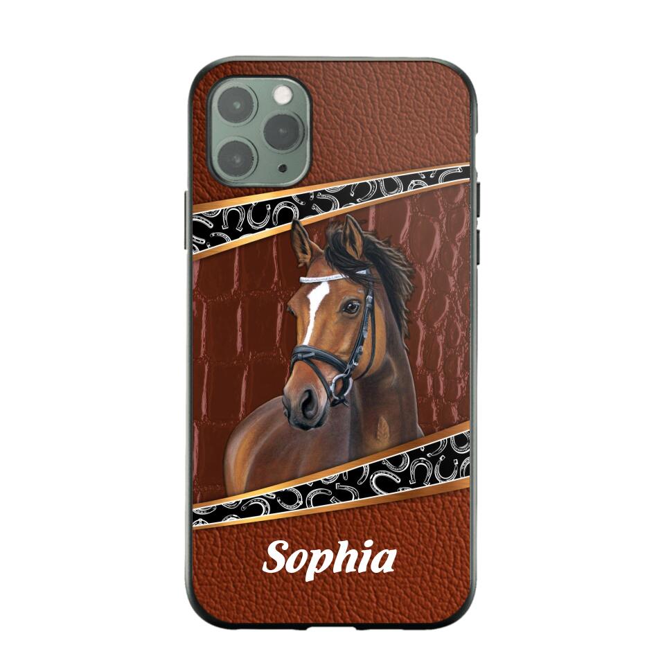 Personalized Horse Lover Phone Case Printed 22AUG-HY19