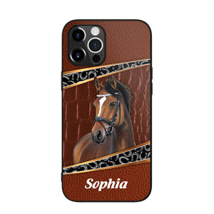 Personalized Horse Lover Phone Case Printed 22AUG-HY19