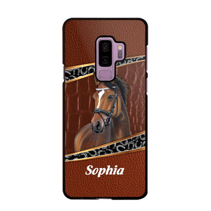 Personalized Horse Lover Phone Case Printed 22AUG-HY19