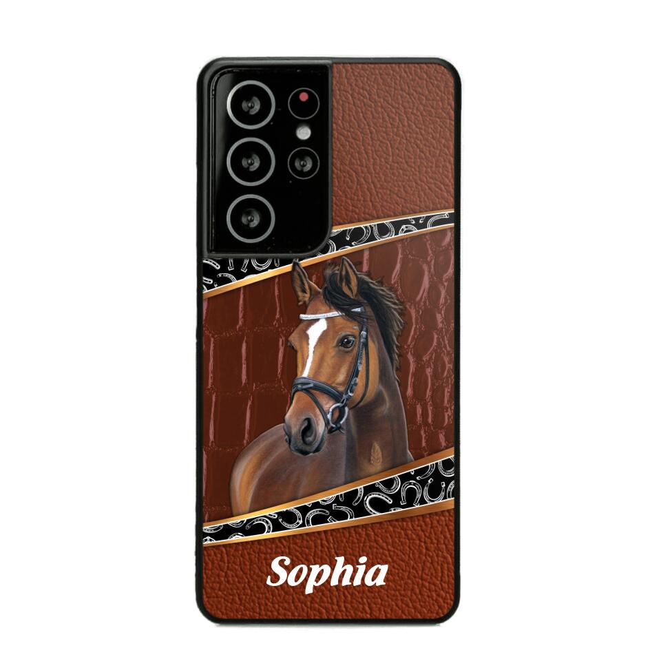 Personalized Horse Lover Phone Case Printed 22AUG-HY19