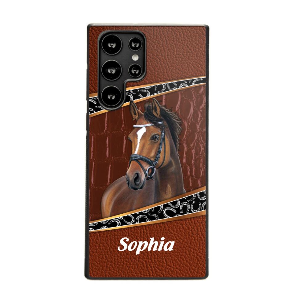 Personalized Horse Lover Phone Case Printed 22AUG-HY19