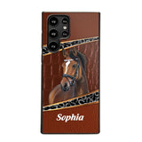 Personalized Horse Lover Phone Case Printed 22AUG-HY19