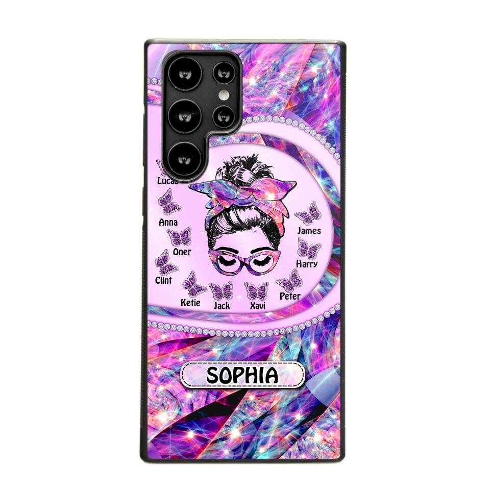 Personalized Grandma Kid Phone Case Printed 22AUG-DT19