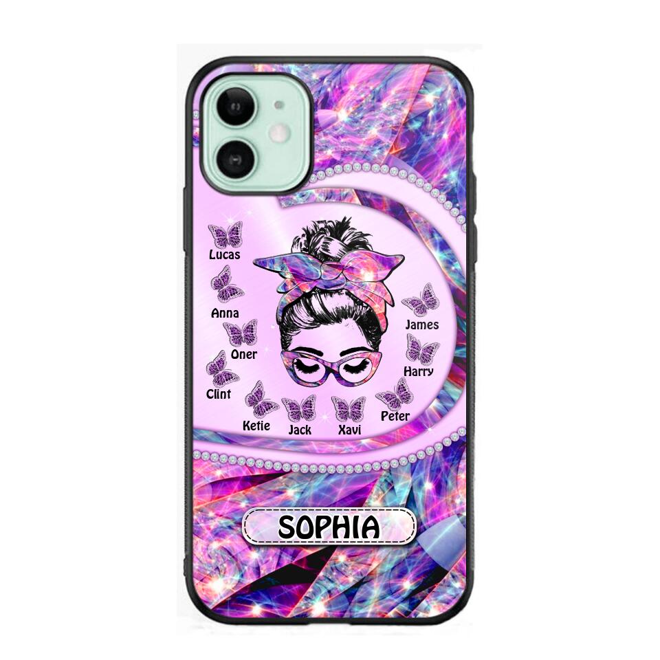 Personalized Grandma Kid Phone Case Printed 22AUG-DT19