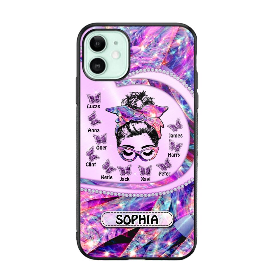 Personalized Grandma Kid Phone Case Printed 22AUG-DT19