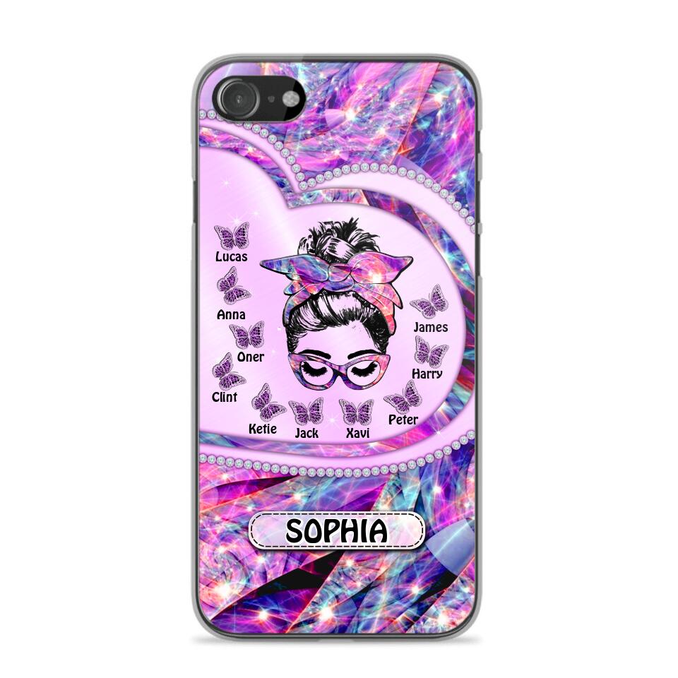 Personalized Grandma Kid Phone Case Printed 22AUG-DT19