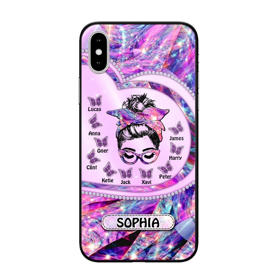 Personalized Grandma Kid Phone Case Printed 22AUG-DT19