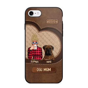 Personalized Dog Mom Phone Case Printed 22AUG-HQ19