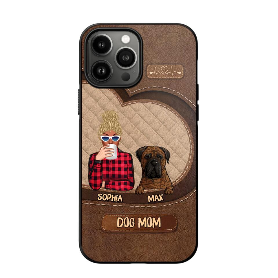 Personalized Dog Mom Phone Case Printed 22AUG-HQ19