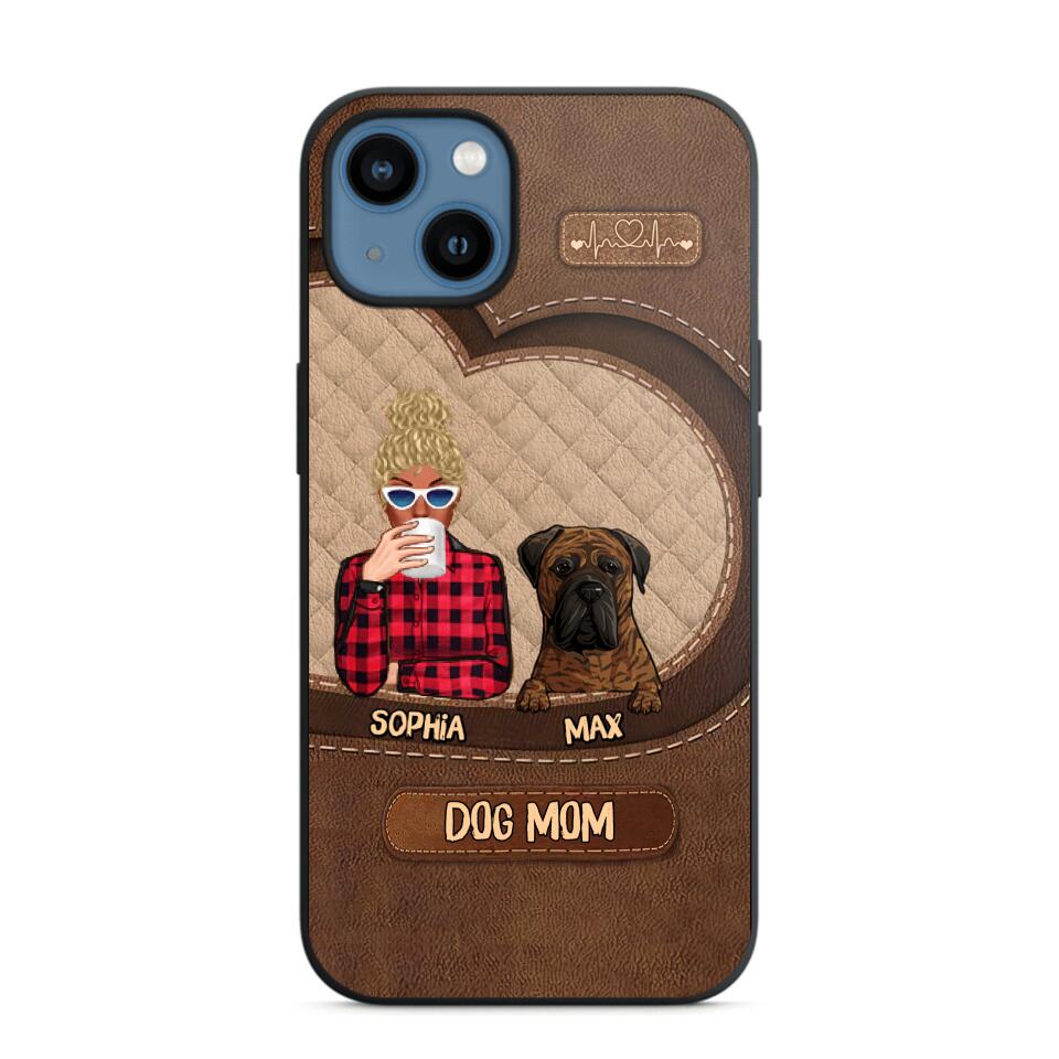 Personalized Dog Mom Phone Case Printed 22AUG-HQ19