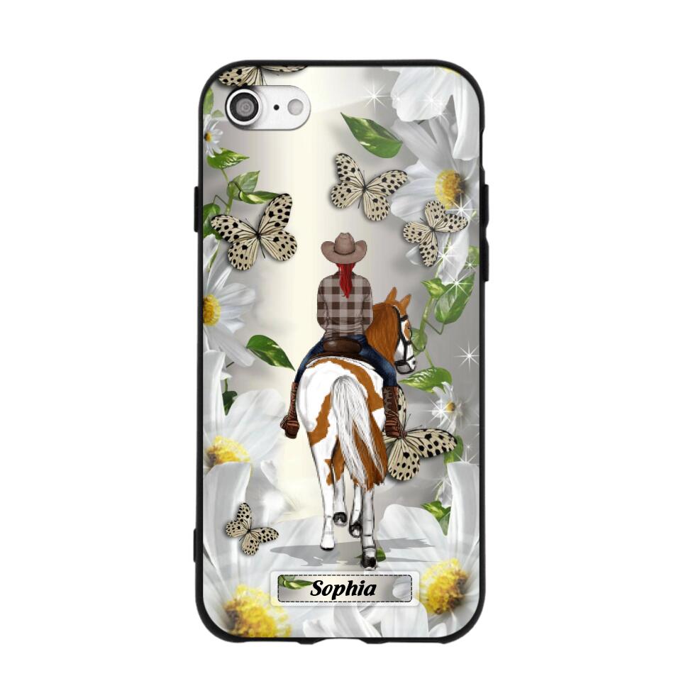 Personalized Girl Love Horse Phone Case Printed 22AUG-HY19