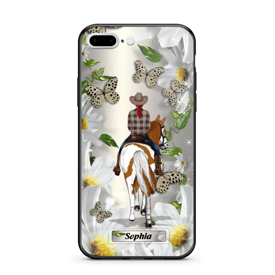 Personalized Girl Love Horse Phone Case Printed 22AUG-HY19