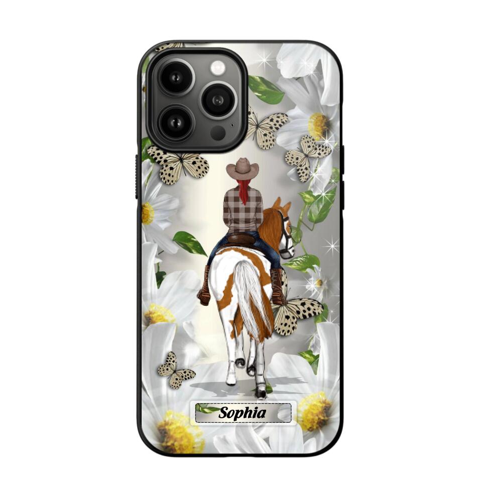 Personalized Girl Love Horse Phone Case Printed 22AUG-HY19