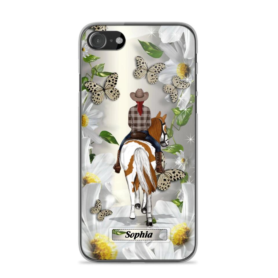 Personalized Girl Love Horse Phone Case Printed 22AUG-HY19