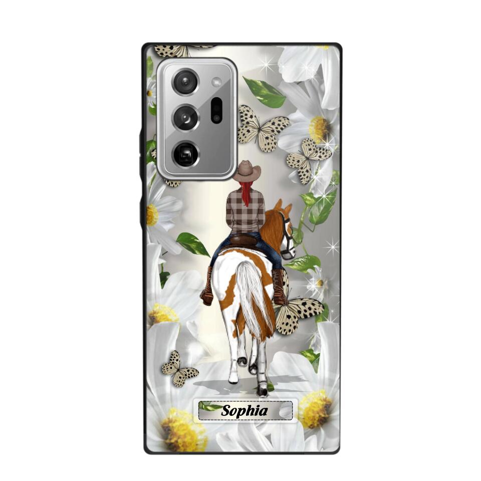 Personalized Girl Love Horse Phone Case Printed 22AUG-HY19