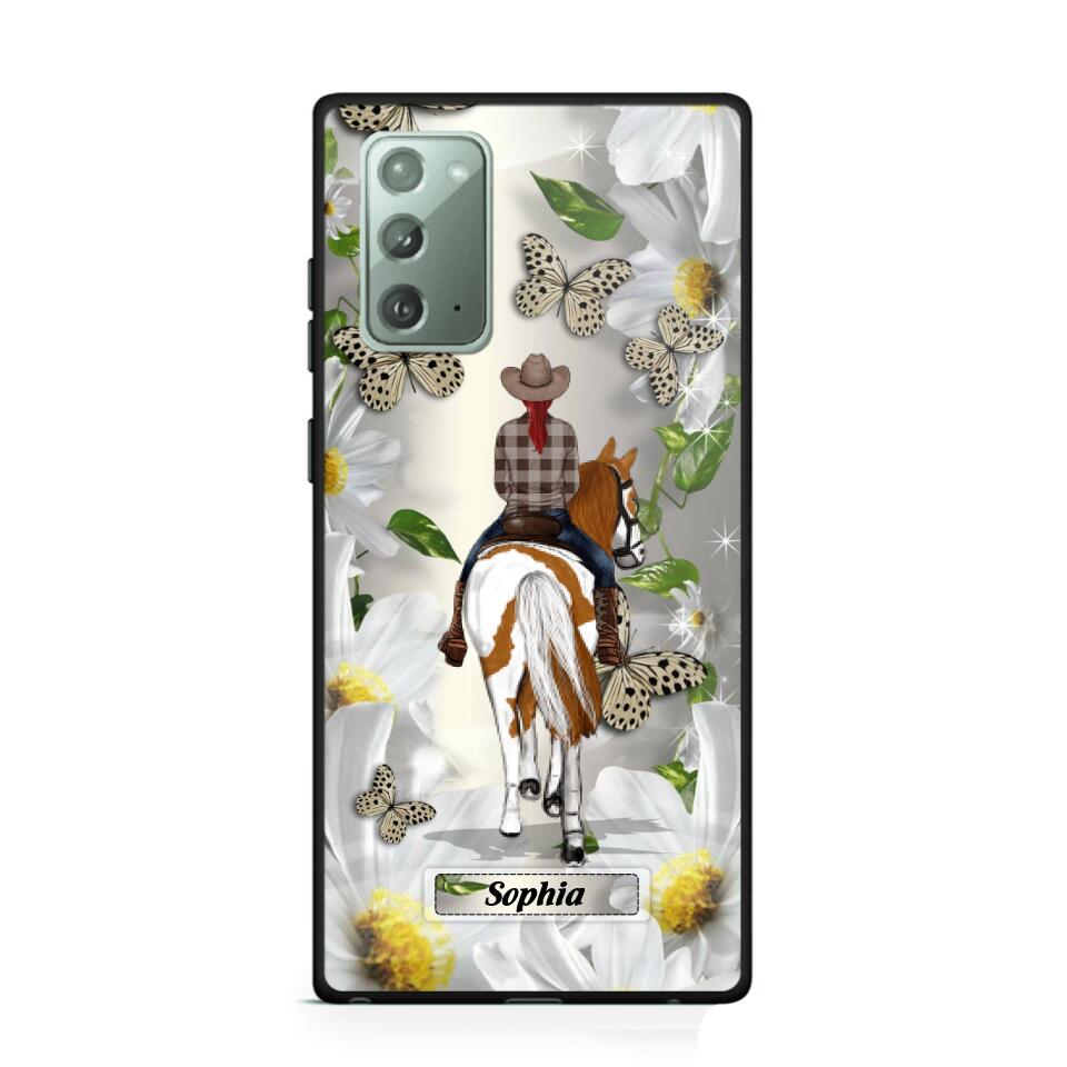 Personalized Girl Love Horse Phone Case Printed 22AUG-HY19