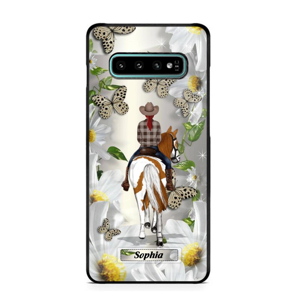 Personalized Girl Love Horse Phone Case Printed 22AUG-HY19