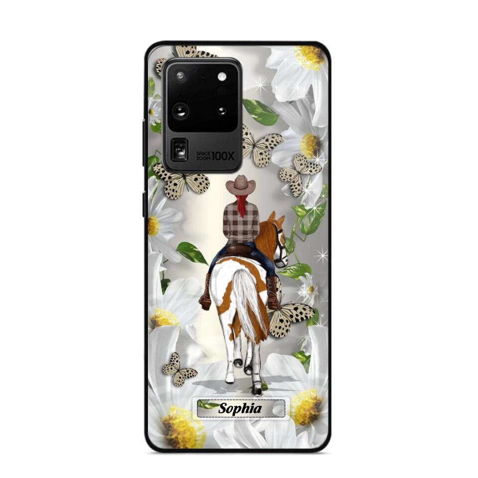 Personalized Girl Love Horse Phone Case Printed 22AUG-HY19