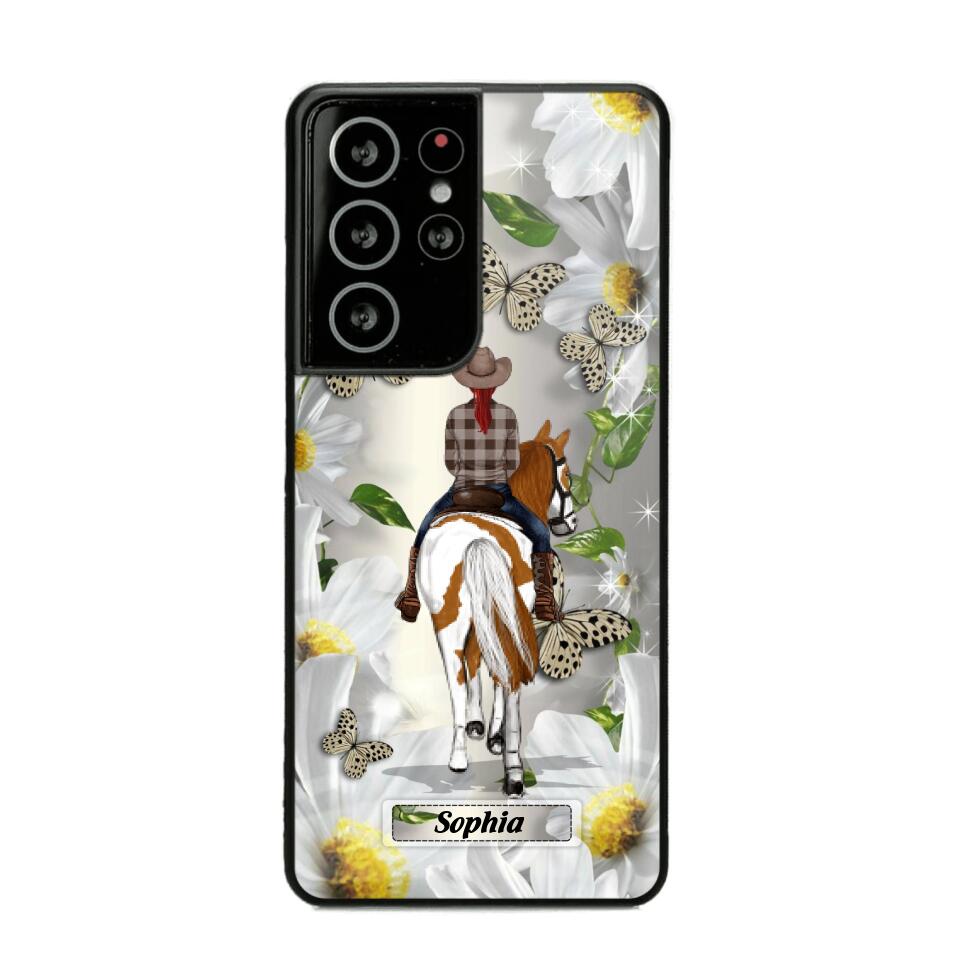 Personalized Girl Love Horse Phone Case Printed 22AUG-HY19