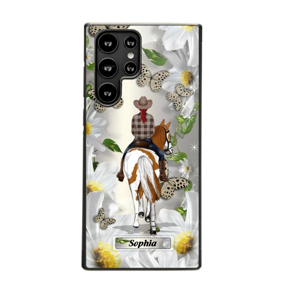 Personalized Girl Love Horse Phone Case Printed 22AUG-HY19