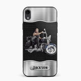 Personalized Grumpy Old Man Biker Phone Case Printed 22AUG-DT22