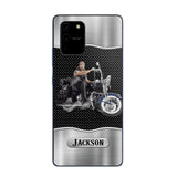 Personalized Grumpy Old Man Biker Phone Case Printed 22AUG-DT22