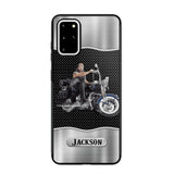 Personalized Grumpy Old Man Biker Phone Case Printed 22AUG-DT22