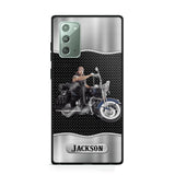 Personalized Grumpy Old Man Biker Phone Case Printed 22AUG-DT22