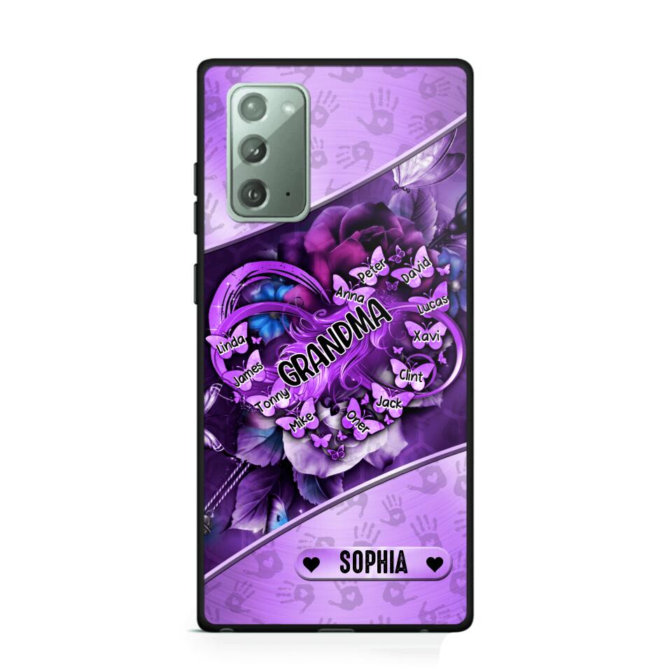 Personalized Grandma Kid Phone Case Printed 22AUG-DT22