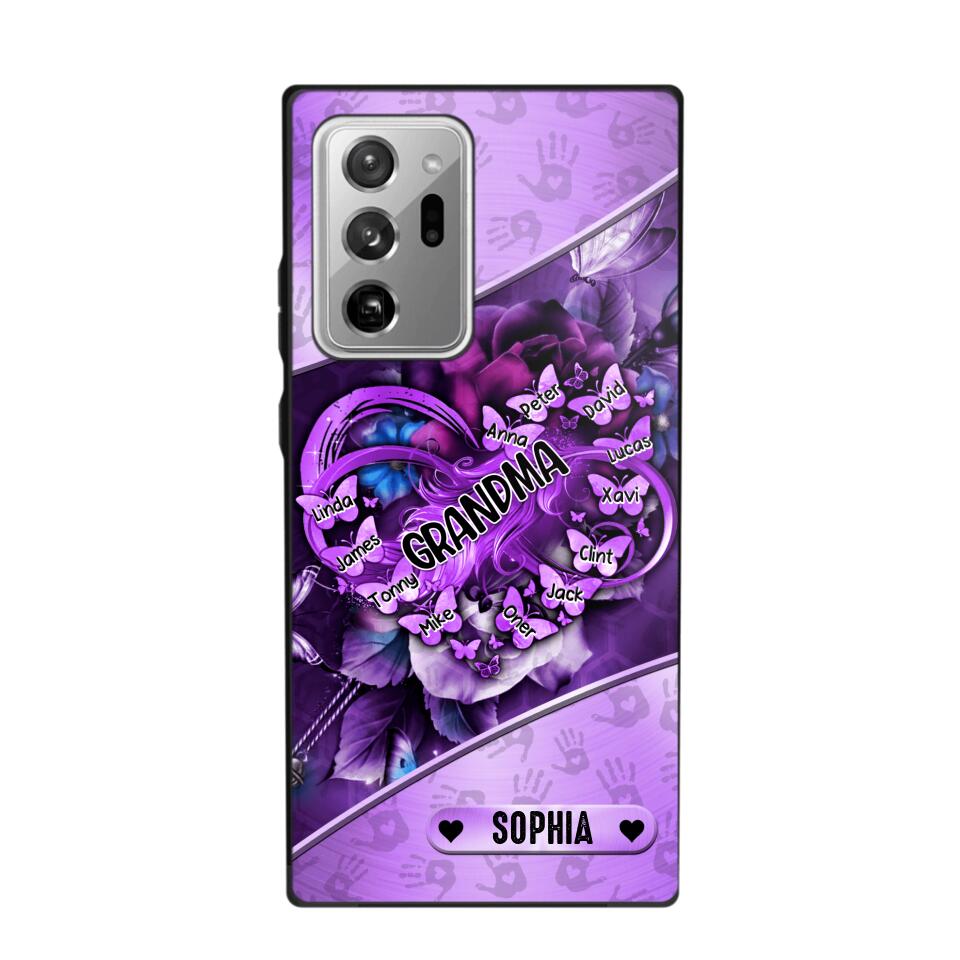 Personalized Grandma Kid Phone Case Printed 22AUG-DT22